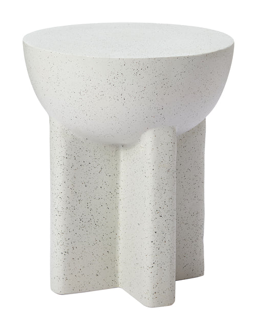 Molli Side Table White Side Tables TriadCommerceInc Default Title  