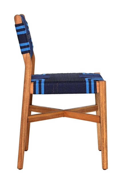 Serene Dining Chair Blue Seating TriadCommerceInc   