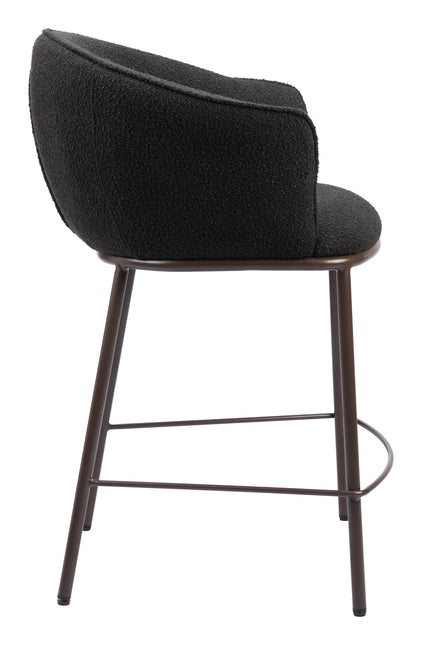 Essen Counter Stool Black & Bronze Counter Stools TriadCommerceInc   