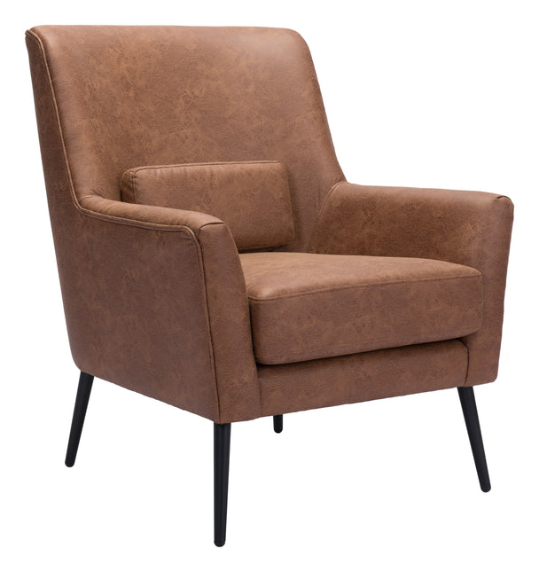 Ontario Accent Chair Vintage Brown Chairs TriadCommerceInc Default Title