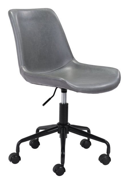 Byron Office Chair Gray Chairs TriadCommerceInc Default Title  