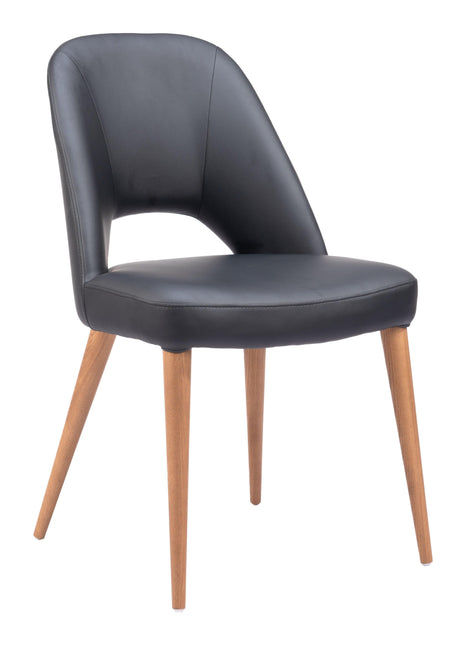 Leith Dining Chair (Set of 2) Black Chairs TriadCommerceInc Default Title  