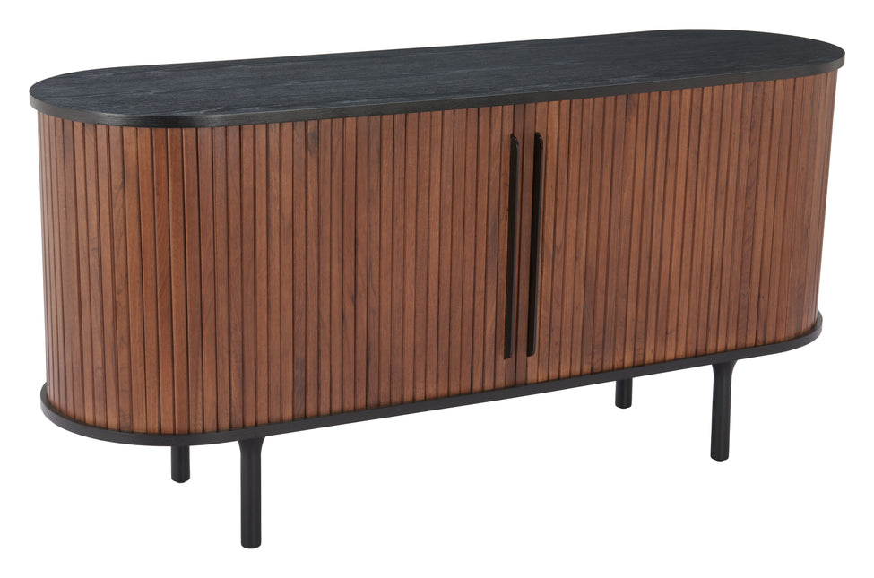 Koriana Sideboard Black & Walnut Storage TriadCommerceInc Default Title  