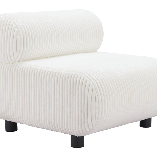 Rahat Accent Chair White Chairs TriadCommerceInc Default Title  