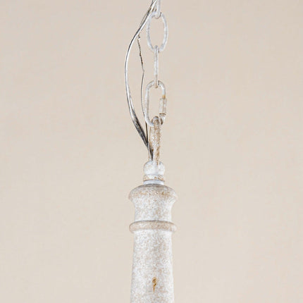 6-Light French Country Candle-Style Chandelier Distressed Home Decor > Lighting > Ceiling Lights > Chandelier TriadCommerceInc