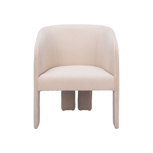 Hull Accent Chair Beige Chairs TriadCommerceInc   