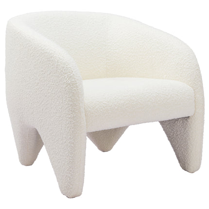 Lopta Accent Chair White Chairs TriadCommerceInc Default Title  