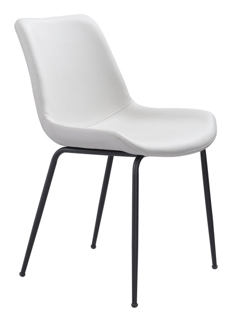Byron Dining Chair (Set of 2) White Chairs TriadCommerceInc Default Title  