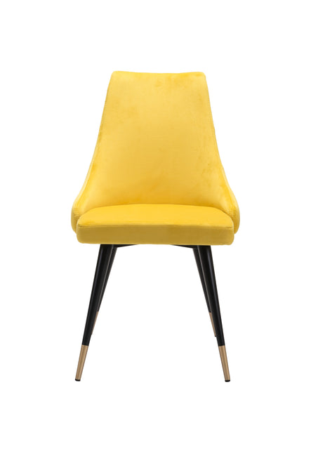 Piccolo Dining Chair (Set of 2) Yellow Chairs TriadCommerceInc   
