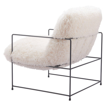 Pelut Accent Chair White Chairs TriadCommerceInc   