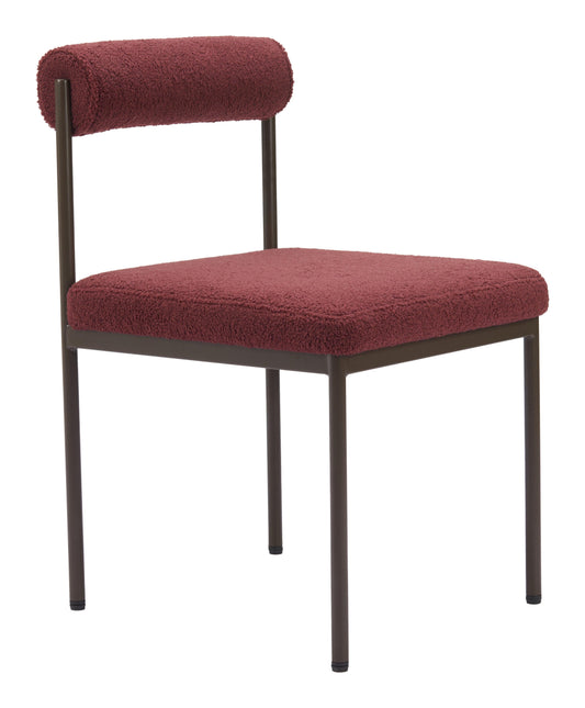 Livorno Dining Chair Red & Bronze Chairs TriadCommerceInc Default Title  