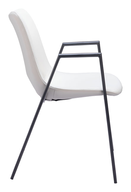 Desi Dining Chair (Set of 2) White Chairs TriadCommerceInc   