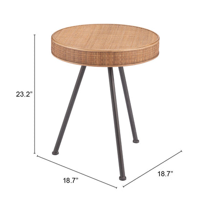 Stuart Side Table Natural Side Tables TriadCommerceInc   