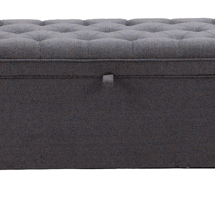Halifax Storage Bench Gravel Gray Benches TriadCommerceInc   
