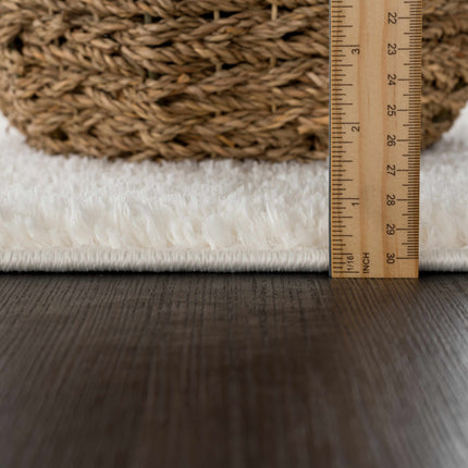 Judy White Washable Area Rug Rugs TriadCommerceInc