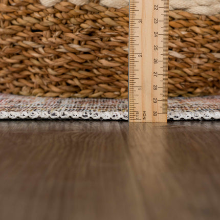 Flat Pile Urpi Red Washable Rug - Clearance Rugs TriadCommerceInc