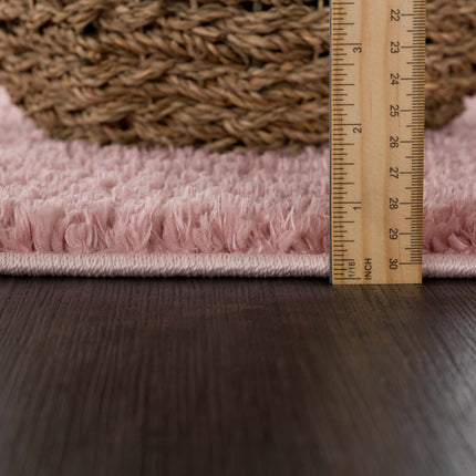 Judy Pink Washable Plush Rug - Clearance Rugs TriadCommerceInc