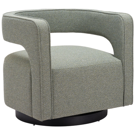 Turku Swivel Chair Sage Green Chairs TriadCommerceInc Default Title  