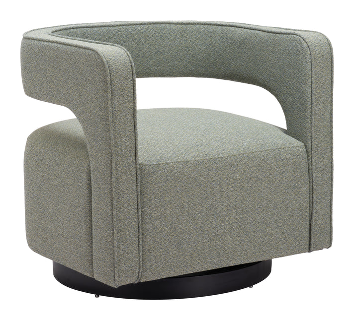 Turku Swivel Chair Sage Green Chairs TriadCommerceInc Default Title  