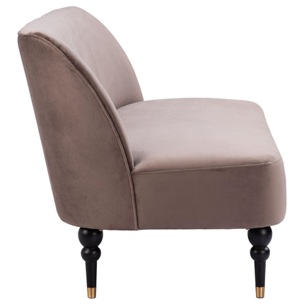 Bintulu Loveseat Taupe Sofas TriadCommerceInc   