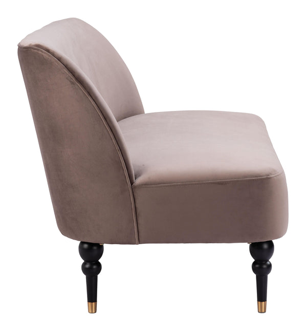 Bintulu Loveseat Taupe Sofas TriadCommerceInc   