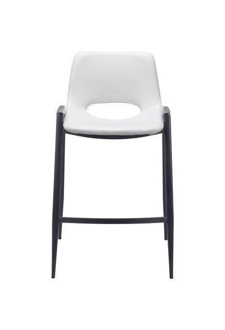 Desi Counter Stool (Set of 2) White Counter Stools TriadCommerceInc   