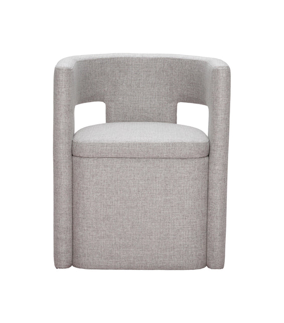 Papua Dining Chair Gray Chairs TriadCommerceInc   