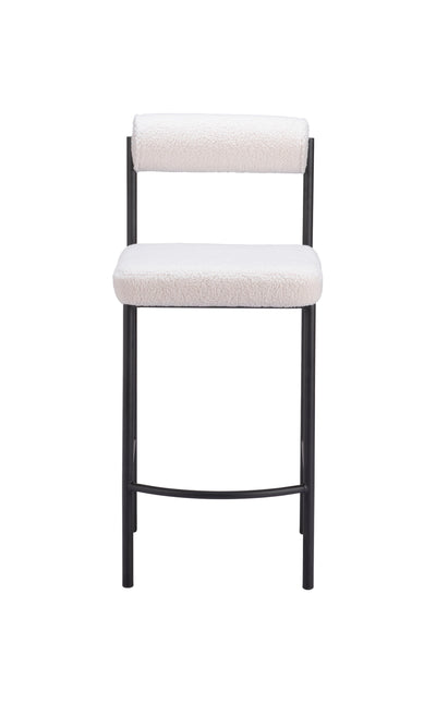 Livorno Counter Stool (Set of 2) Ivory Counter Stools TriadCommerceInc   