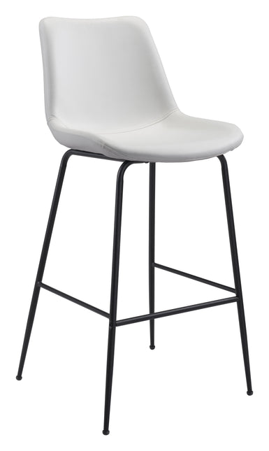 Byron Barstool White Barstools TriadCommerceInc Default Title  