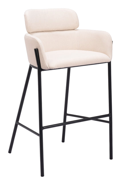 Bremor Barstool Beige Barstools TriadCommerceInc Default Title  