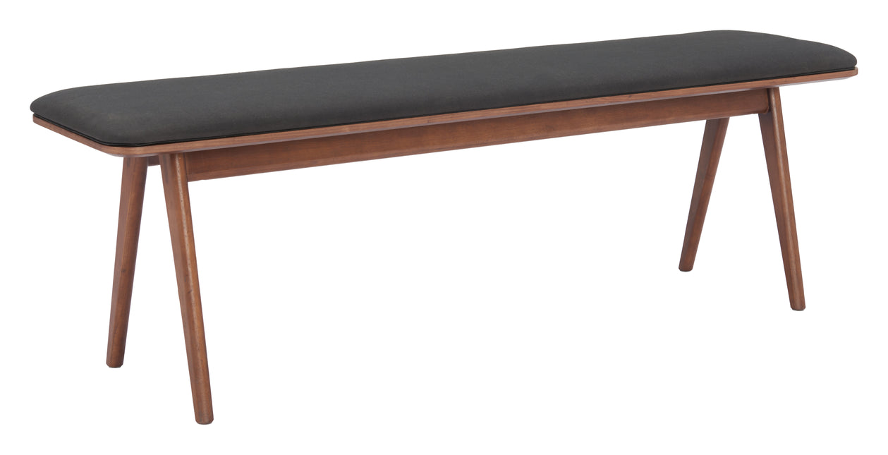 Kazwali Bench Black & Walnut Benches TriadCommerceInc Default Title  