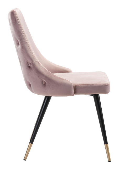 Piccolo Dining Chair (Set of 2) Pink Chairs TriadCommerceInc   
