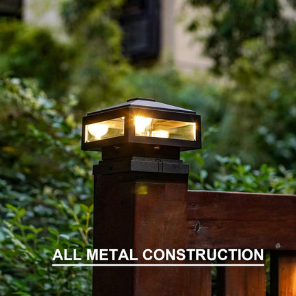 CPLA03 Modern Aluminum LED Post Cap Light Post Light TriadCommerceInc