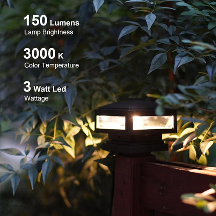 CPLA03 Modern Aluminum LED Post Cap Light Post Light TriadCommerceInc