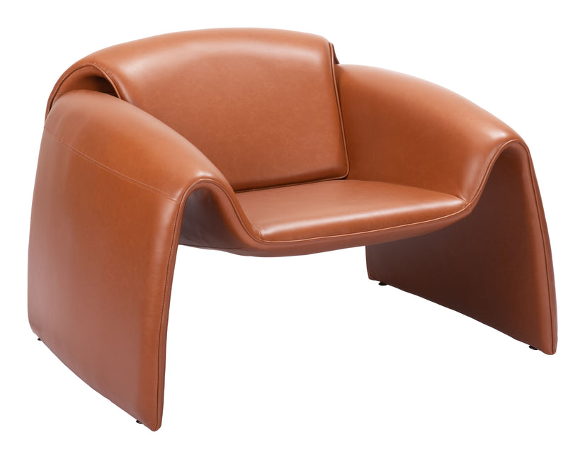 Horten Accent Chair Brown Chairs TriadCommerceInc Default Title