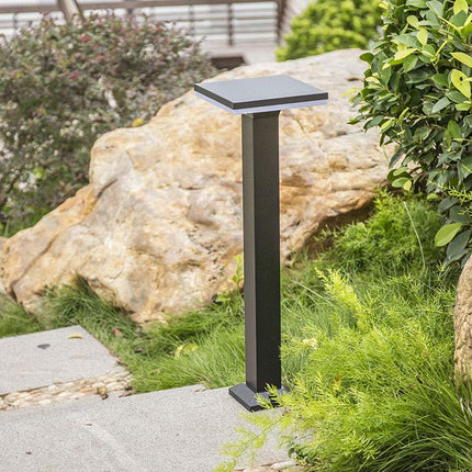 12W LED Square Top Bollard Outdoor Path Light Path Light TriadCommerceInc