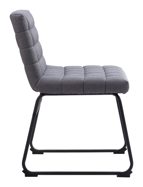 Pago Dining Chair (Set of 2) Gray Chairs TriadCommerceInc   