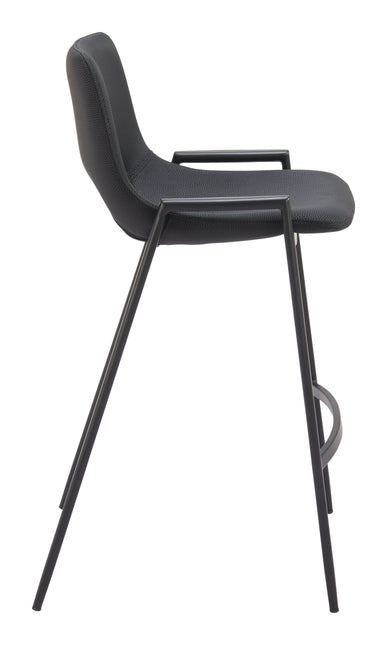 Desi Counter Stool (Set of 2) Black Counter Stools TriadCommerceInc   