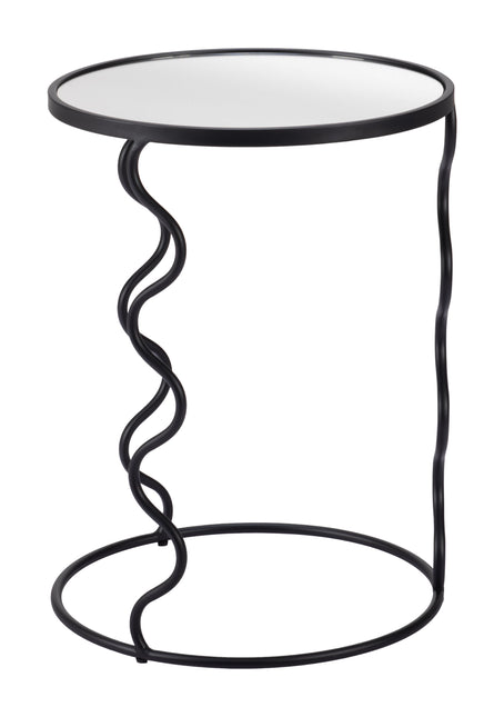 Bastia Side Table Black Side Tables TriadCommerceInc   