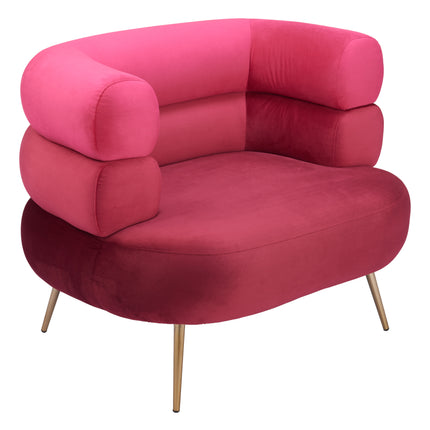 Arish Accent Chair Red Chairs TriadCommerceInc   