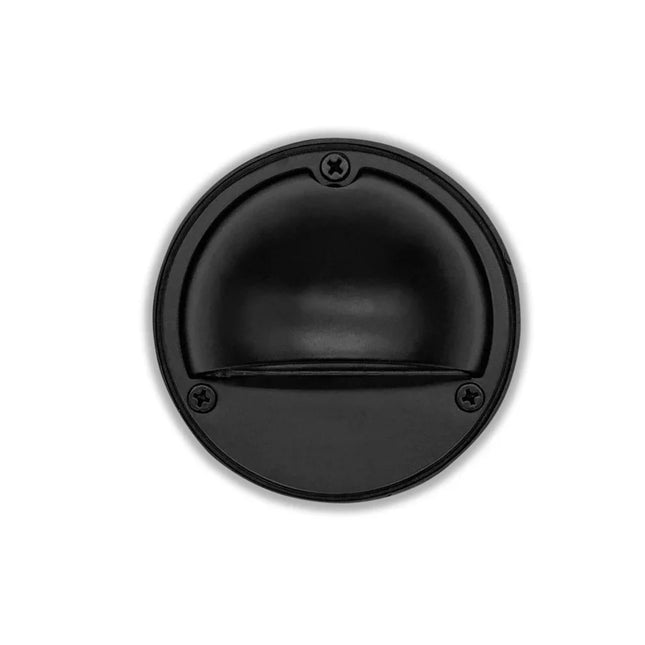 Rein Brass Low Voltage Outdoor Step Deck Light Deck Light TriadCommerceInc Black No Thanks