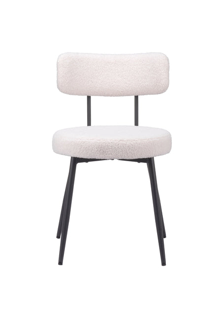 Blanca Dining Chair (Set of 2) Ivory Chairs TriadCommerceInc   