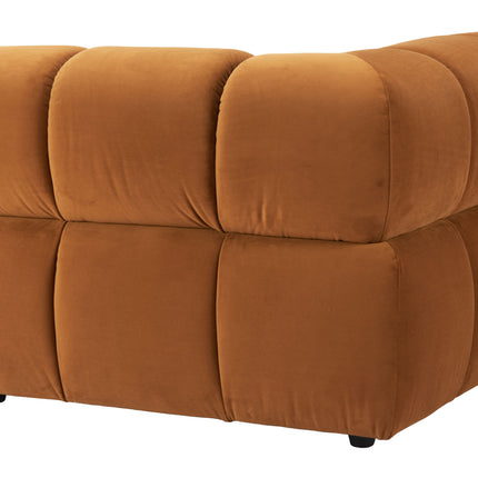 Rist Corner Chair Brown Sofas TriadCommerceInc   