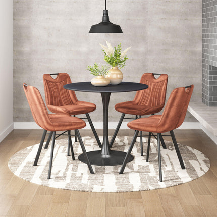 Tyler Dining Chair (Set of 2) Brown Chairs TriadCommerceInc   