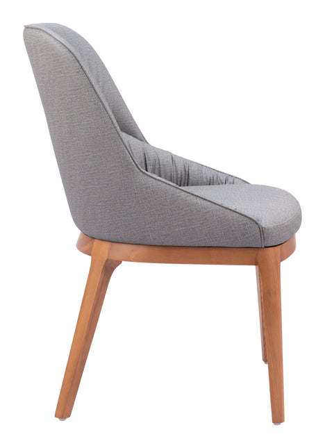 Ayr Dining Chair (Set of 2) Slate Gray Chairs TriadCommerceInc   