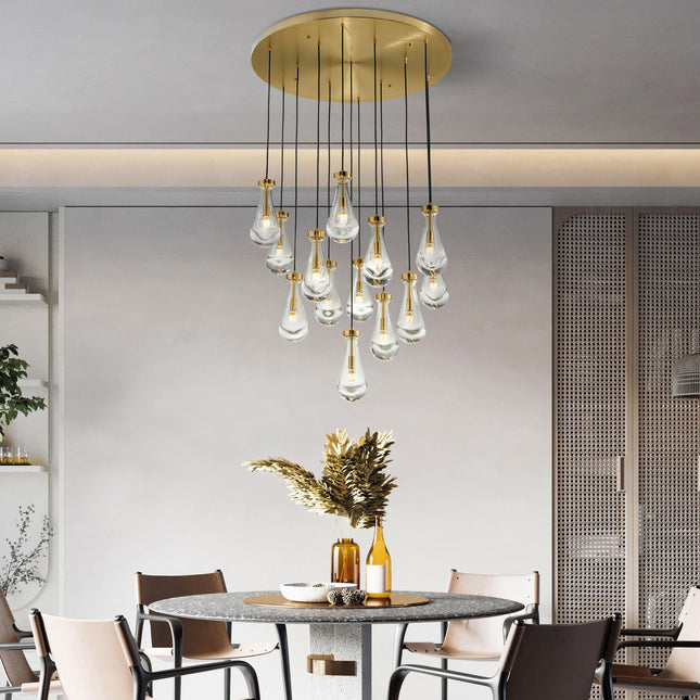 Strozzi Symphony 13 Light 36 Inch Modern Chandelier Home Decor > Lighting > Ceiling Lights > Chandelier TriadCommerceInc