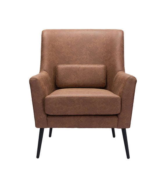 Ontario Accent Chair Vintage Brown Chairs TriadCommerceInc   