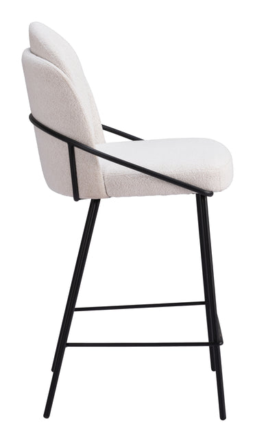 Jambi Counter Stool (Set of 2) Ivory Counter Stools TriadCommerceInc   