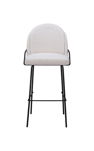 Jambi Barstool (Set of 2) Ivory Barstools TriadCommerceInc   