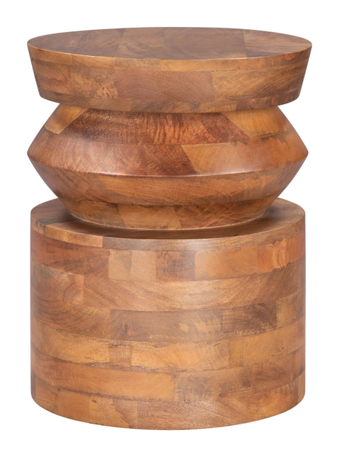 Kollam Side Table Brown Side Tables TriadCommerceInc Default Title  